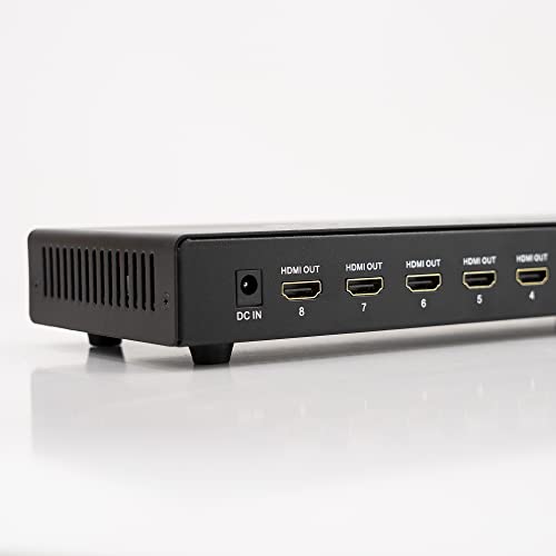 Répartiteur HDMI 1.4 Premium 4Kx2K boîtier de distribution 8 ports