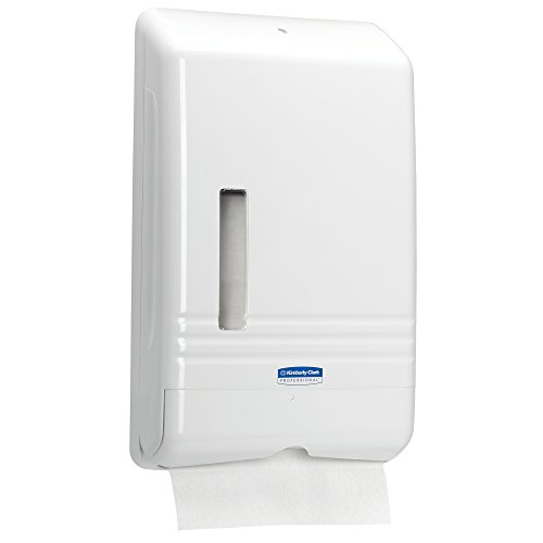 SlimFold Folded Paper Towel Dispenser (06904), Compact, One-at-a-Time Manual Dispensing, White