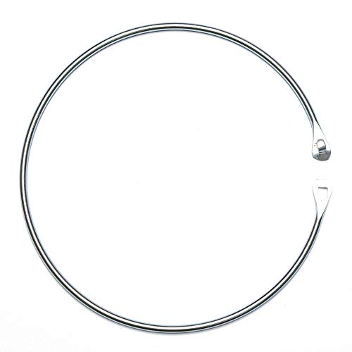 van den Heuvel Warenring aus Stahl | Stahlring ∅ 15cm | gehärtet & verzinkt | mit Verschluss zum Aufklappen Cover