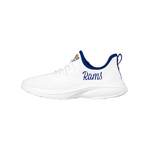 Los Angeles Rams NFL Womens Midsole White Sneakers