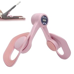 Dijbeentrainer, bekkenbodemtrainer voor vrouw, Thigh Master trainingsapparaat voor vrouwelijke billen, intelligente teller, trimmer-binnenbekkenbodemtrainer voor heuptraining, armtraining
