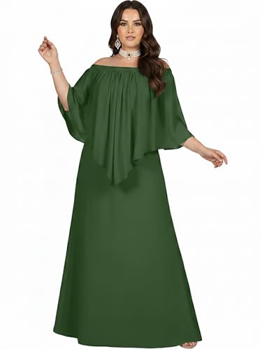 Image of KOH KOH Womens Strapless Off Shoulder Flattering Cocktail Maxi Dress Gown