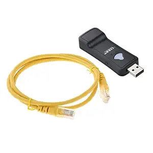 UJEAVETTE USB WiFi Repeater LAN Port Portable 2.4G WiFi Hotspot Extender for Tv