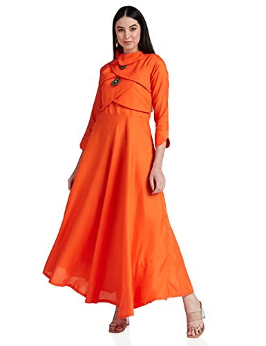 Image of Leriya Fashion Women's Cotton Bustier Knee-Length Kurta