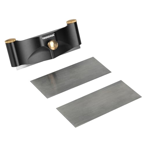 TOOLCOOL Card Scraper Holder with 3 Cabinet Scrapers