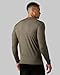 32 Degrees Heat Men’s Lightweight Baselayer Crew Top – Thermal Long Sleeve Shirt Cold Weather, Rosin, Medium