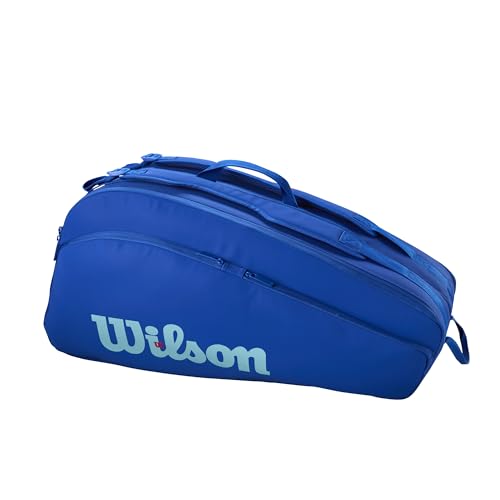 WILSON Ultra V5 Tour Tennis Backpack - Blue Holds up to 2 Rackets