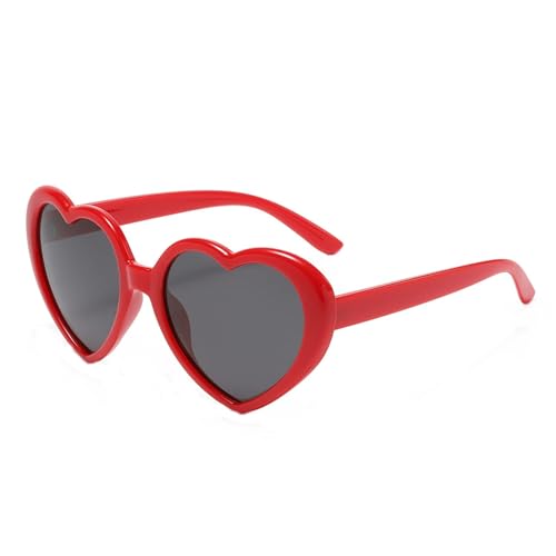 EBJDE Retro Heart Shaped Sunglasses For Women Wrap Polarized Sun Glasses Fashion Style UV400 Protection