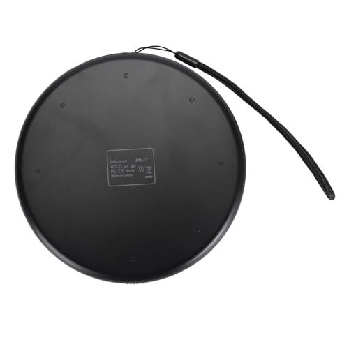 Leitor de CD Portátil Com Alto-falante, Leitor de CD Portátil Recarregável USB para Carro e Viagens,