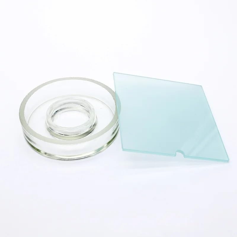 Disque de diffusion en verre for laboratoire, diamètre intérieur 90 mm, diamètre extérieur 100 mm, plaque de verre résistante aux hautes températures