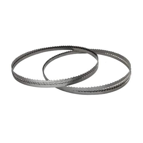 SONGMIky 2 Hojas de Sierra de Cinta Delta de 8 Pulgadas for Cortar Madera, plástico y Metal, 1425 mm, 1425 x 6,35 x 0,35 mm, 6, 10 y 14 Pulgadas, Herramientas for Trabajar la Madera.(TPI 10)