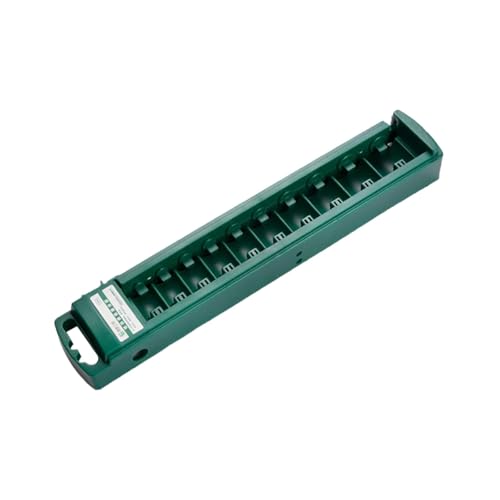 Whtkoph ソケットオーガナイザー トレイ型工具ホルダー 専用スロット 頑丈PP素材 整理整頓 携帯性向上 レール式収納 電気技師 メンテナンス現場に適用, L