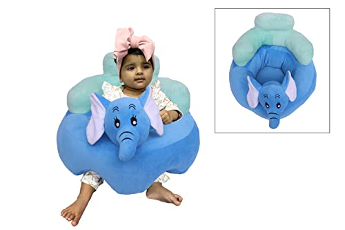 Peekabooh-2-in-1-Sofa-for-Kids-and-Baby-Sitting-Sofa-Blue-Elephant-Large-in-Size-Makes-it-a-Proper-Baby-Sofa-seat-for-0-to-5-Years-Nice-Baby-Gifts-for-6-to-12-Months-and-Gifts-for-Kids-1-2-Years