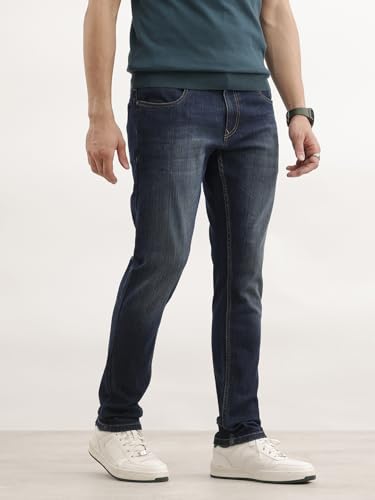 Image of WROGN Men's Relaxed Fit Jeans | Mid Rise | Jeans for Man
