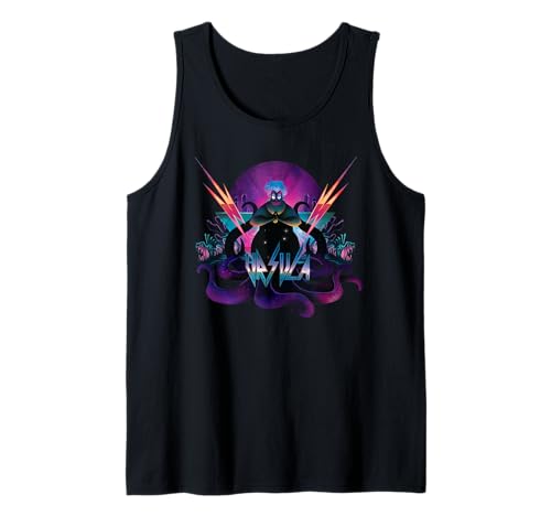 Camiseta tirantes Ursula Disney Villains con estampado neon resistente de tacto ultrasuave
