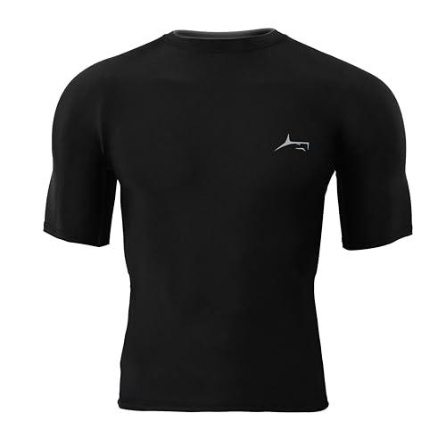 PROSHARX Half Sleeve Compression T-Shirt - Men's Athletic & Sport...