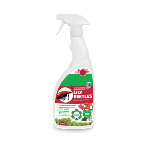 HOCHSTE Lily Beetle Plant Protection Spray Long Lasting Leaf Coverage Formula Fast & Effective Plant Care Solution Easy-To-Apply Suitable For Indoor & Outdoor Gardening Use (1PCS 750ml)