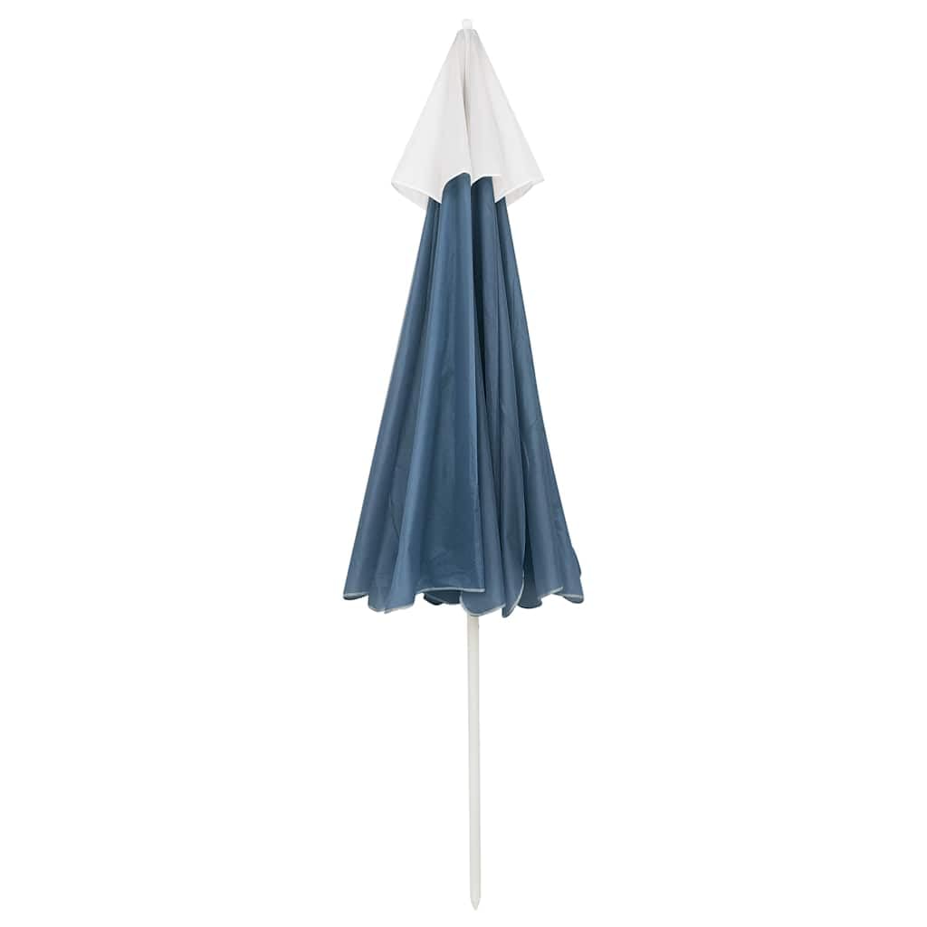 Ombrellone da spiaggia giallo sabbia, 240 cm, pieghevole, per spiaggia, giardino e balcone, grande ombrellone da giardino con inclinazione e apertura antivento, stabile ed elegante