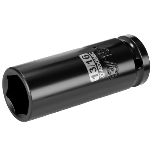1/2 Drive x 13/16 Inch Deep 6PT CR-MO Impact Socket for Removing Axle nut