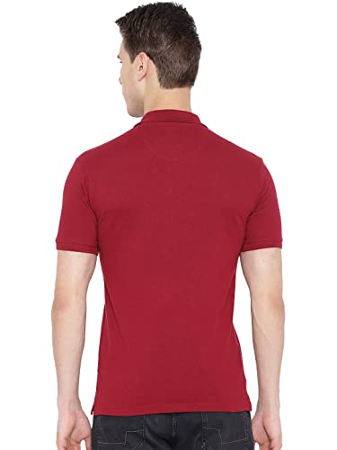 Image of CHKOKKO Men's Polo Cotton Regular Fit Half Sleeves T-Shirt with Pocket