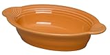 Fiesta 9 Inch by 5 Inch Individual Oval Casserole, Tangerine