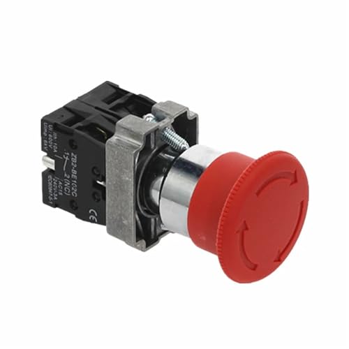 Interruptor de parada de emergencia XB2-545 de 22mm para control industrial