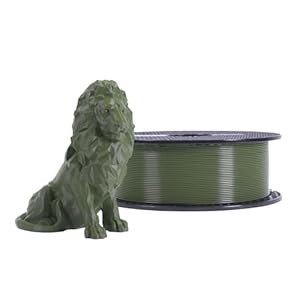 Prusament PLA Army Green 1kg Filament 1.75mm 1kg Spool (2.2 lbs), Diameter Tolerance +/- 0.02mm