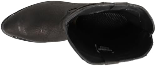 Dingo Mens Amsterdam Round Toe Casual Boots Mid Calf - Black - Size 9 EW_M | Image 3