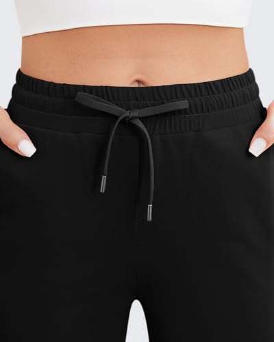 G4Free Women's Wide Leg Pants High Waisted Yoga Pants with Pockets Casual Drawstring Sweatpants4