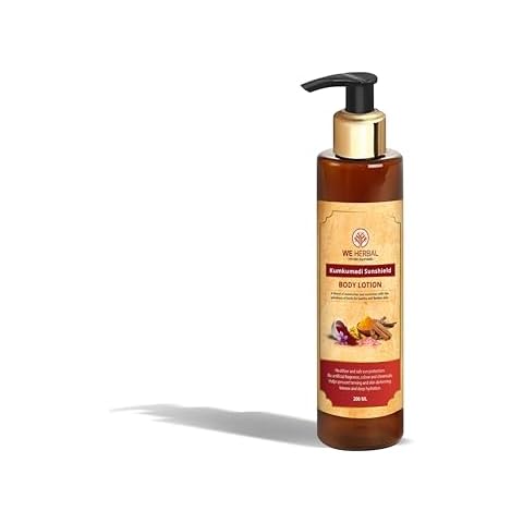 WE HERBAL Honest Ayurveda Kumkumadi Sunshield Body Lotion, 1 Fl Oz (Pack of 1) Cover