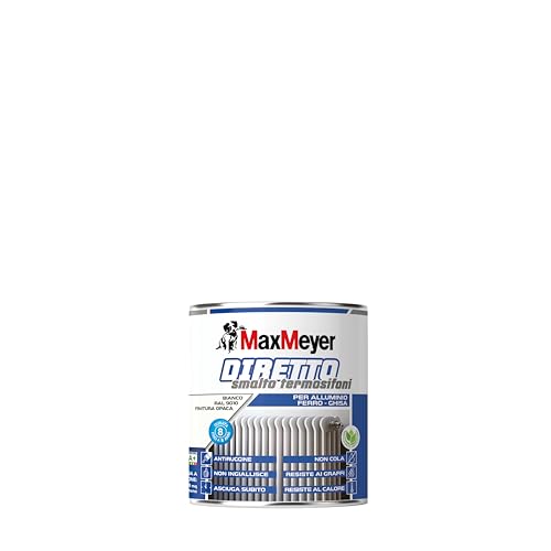 MAXMEYER Diretto Termosifoni Opaco R9010 Bianco 0.5 L