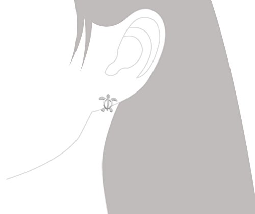 Sterling Silver Small Turtle Stud Earrings #TOP2