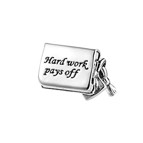 Image of Class 2026 Graduation Graduate Charm Compatible with Pandora Charms Bracelets for 2025 University Master Phd Graduation Bead Jewelry Gifts