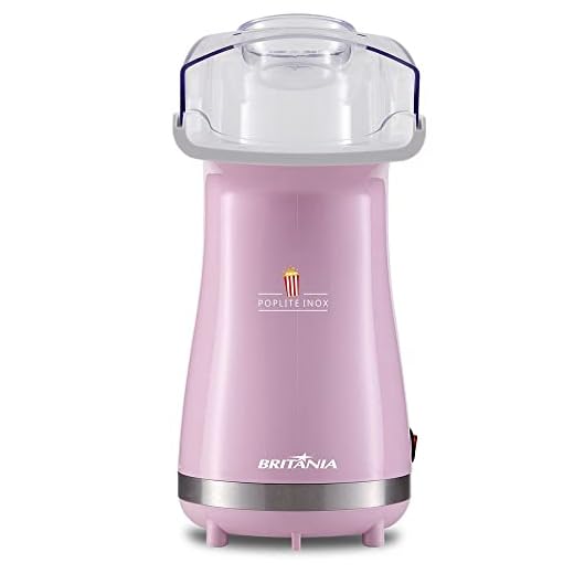 Pipoqueira POPLITE Inox BPI01RS 1200w Rosa 127v Britânia