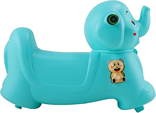 Image of PoPo Toys Murphy Rocker (Turquoise)| Rocker for Kids Birthday Gift for Kids /Boys /Girls /Rocker with Musical & Lightning Toy | Cute Character
