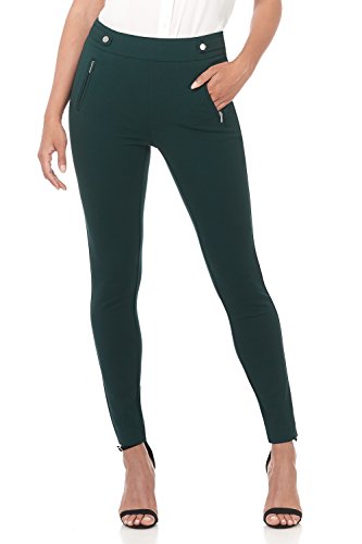 Rekucci Women's Secret Figure Pull-On Knit Skinny Pant (16,Hunter Green) - //coolthings.us