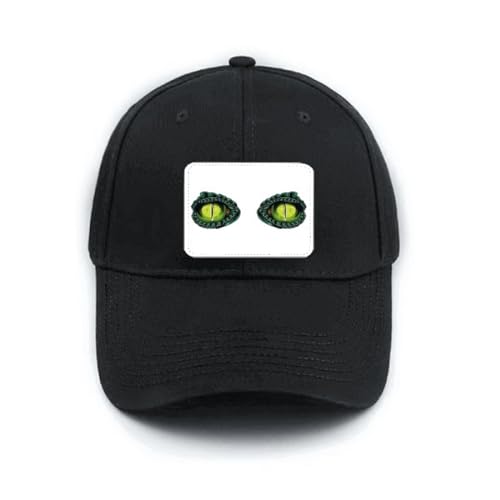 Casquette de baseball noire réglable pour masquer les cheveux décoiffés et éviter le soleil