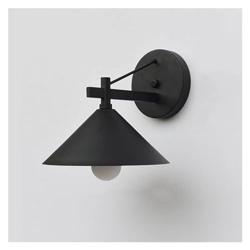 Lampione da esterno Lampada da parete antica in ferro battuto, applique da parete conica, applique da parete americana per esterni, impermeabile, E27, illuminazione antiruggine, lanterna da parete com