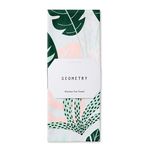 GEOMETRY Kitchen Tea Towels - Quick Dry Microfiber Dish Towels for Kitchen Diedre, 18" x 30" 1 Pack - image 1