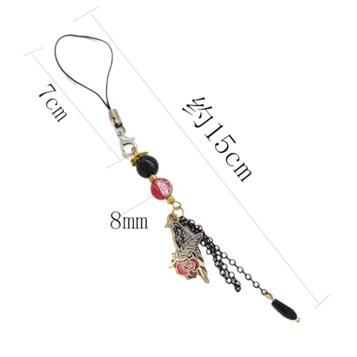Image of Game LAD Sylus Crow Cosplay Badge Necklace Alloy Red Gem Brooch Lapel Pins Jewelry Bag Costume Accessories Prop Gifts