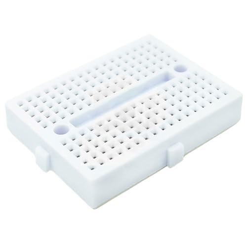 Fiorky SYB-170 Mini placa de pruebas prototipo sin soldadura, 170 agujeros, mini placa de pruebas de 35 x 47 mm fora pequeños kits de bricolaje ()