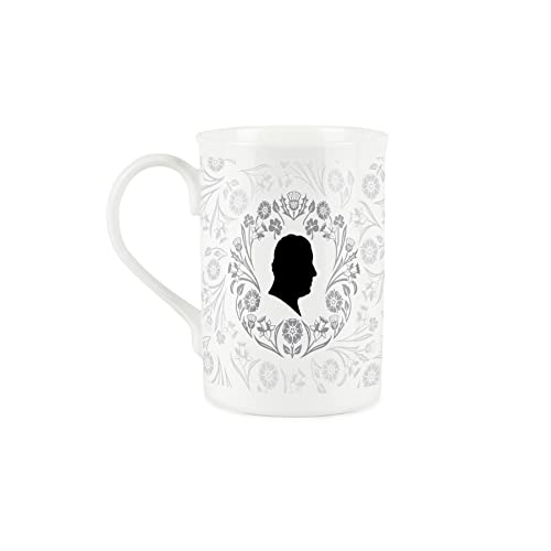 Purely Home King Charles III Coronation 2023 Mug - Fine Bone China Black and White Commemorative Official Emblem Mug Coffee/Tea Gift - Image 2