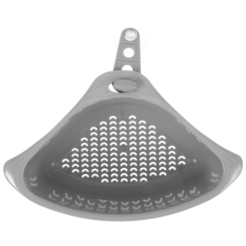 Image of balacoo Kitchen Sink Sponge Holder with Self-Draining Design Multipurpose Corner Rack for Dish Sponges and Washcloths Plastic Organizer 10.23X6.29X3.93In
