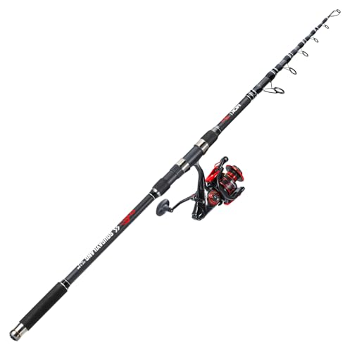 Sougayilang Set di canna da pesca e mulinello per pesca