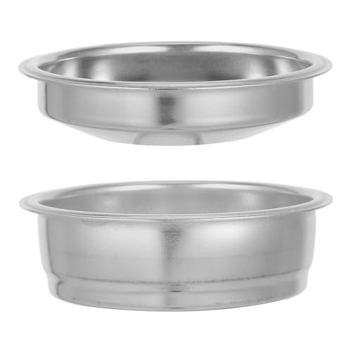 COHEALI Cesta para Filtro de Café de Acero Inoxidable 51Mm Accesorio para Máquina de Espresso Semiautomática Dosificador de Café Molido Reutilizable para Uso Doméstico y Cafeterías