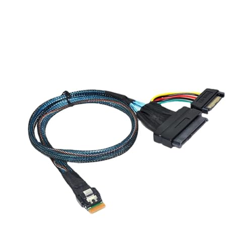 Cable Boartechs SFF 8654 4i a SFF 8639 SSD NVME U.2 con Poder SATA