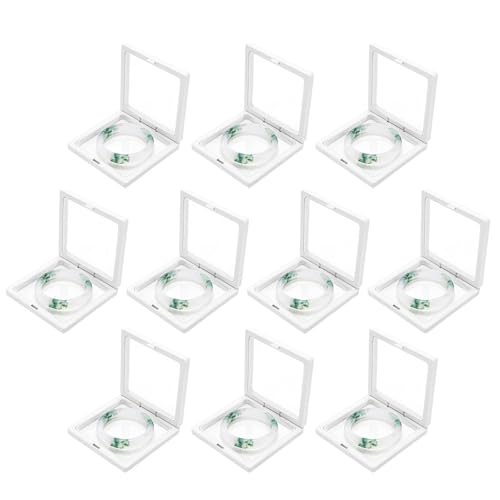 Rurunklee Marco flotante 3D, soporte de exhibición de muestras | Soporte de exhibición de marco flotante de buena elasticidad, medallones, joyas, monedas de desafío