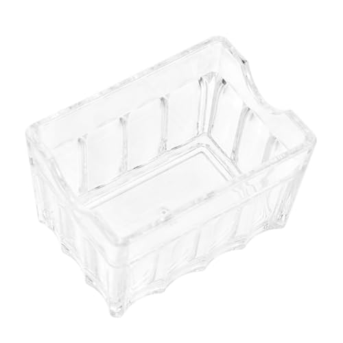 Holibanna Crylic Tea Bag Organizer Pod Sugar Packet Holder Compact Stylish Desktop Storage Box