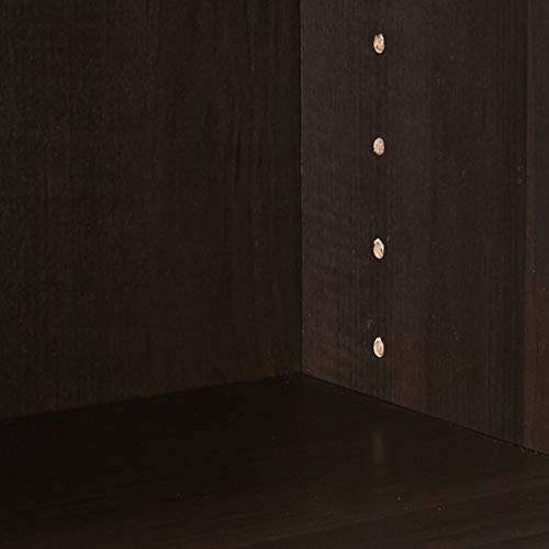 Furinno Jaya Simply Home 5-Shelf Bookcase, 5-Tier, Espresso #TOP5