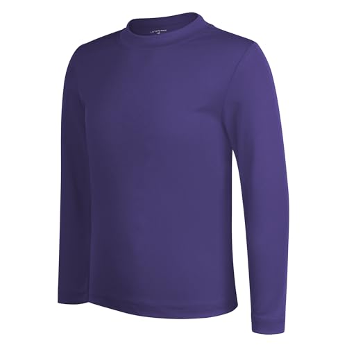 Image of LETAOTAO UPF 50+ Boys Neon Rash Guard Long Sleeve Swim Shirt | 4T to Youth,Boys & Girls Sun Shirt, Sun Protection Shirt,Quick Dry, Moisture-Wicking Fabric, Fishing Shirt
